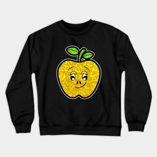 CUTE Food Fruit Lover  Golden Delicious Apple Crewneck Sweatshirt